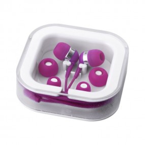 In-Ear-Kopfhörer mit Kabel mit Logodruck als Werbeartik...