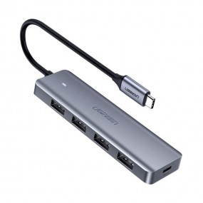 USB Type-C 4-port USB3.0 Hub with Micro USB individuell...