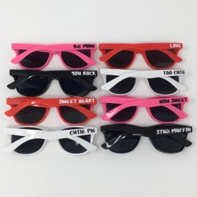 Sonnenbrille-Bügeln individuell mit Logodruck als Werbe...