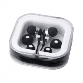 In-Ear-Kopfhörer mit Kabel mit Logodruck als Werbeartik...