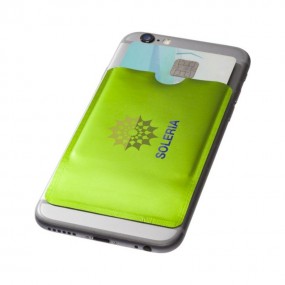 Smartphone Handy Kartenhülle mit Logodruck als Werbeart...