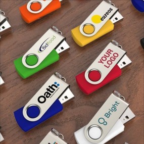 USB Stick Twister mit Logo bedruckt oder graviert als W...