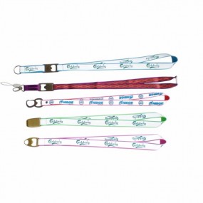 Schlüsselbänder Lanyards mit Flaschenöffner als Werbear...
