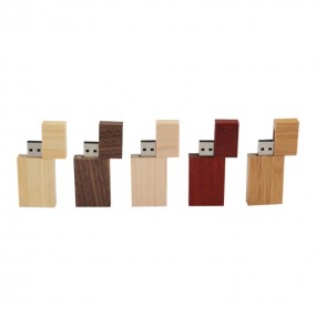 Holz USB Stick mit eigenem Logo als Werbeartikel Werbem...