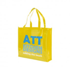 Tragetasche aus Non Woven mit eigenem Logo als Werbeart...