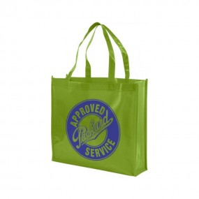 Tragetasche aus Non Woven mit eigenem Logo als Werbeart...