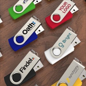 USB Stick Twister mit Logo bedruckt oder graviert als W...