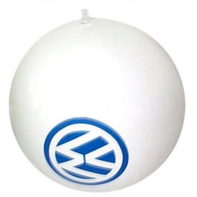 Wasserbälle Strandbälle mit Logodruck als Werbeartikel ...
