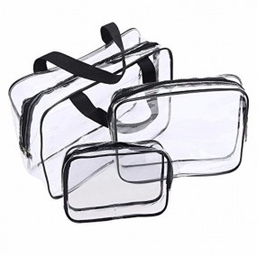 Transparente Tasche Kosmetiktasche PVC durchsichtige wa...