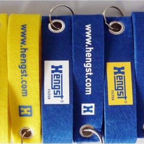 Schlüsselanhänger Filz mit eigenem Logo