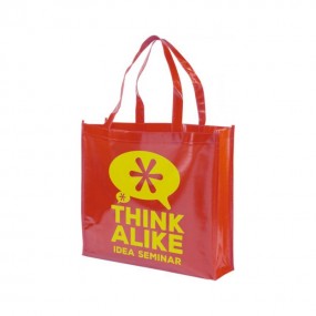 Tragetasche aus Non Woven mit eigenem Logo als Werbeart...