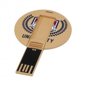 Recycling-USB-Karte Rund